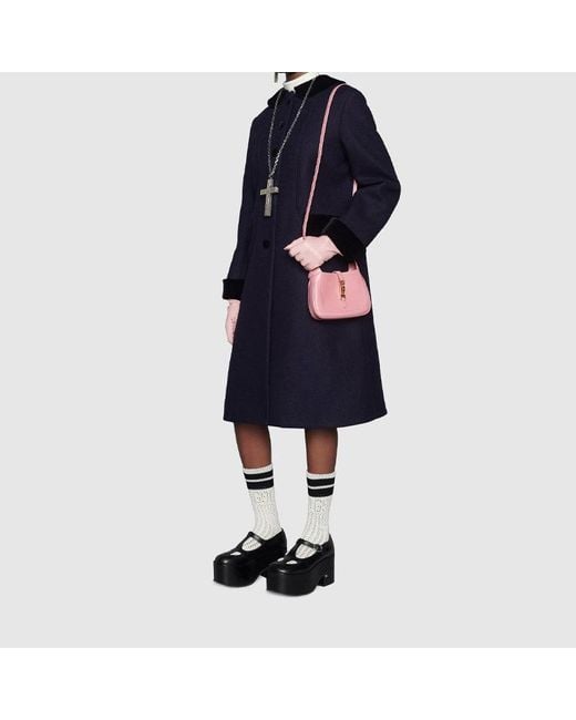 Gucci Pink (Wmns) Jackie 1961 Seriesbag Single-Shoulder Bag Mini-Size