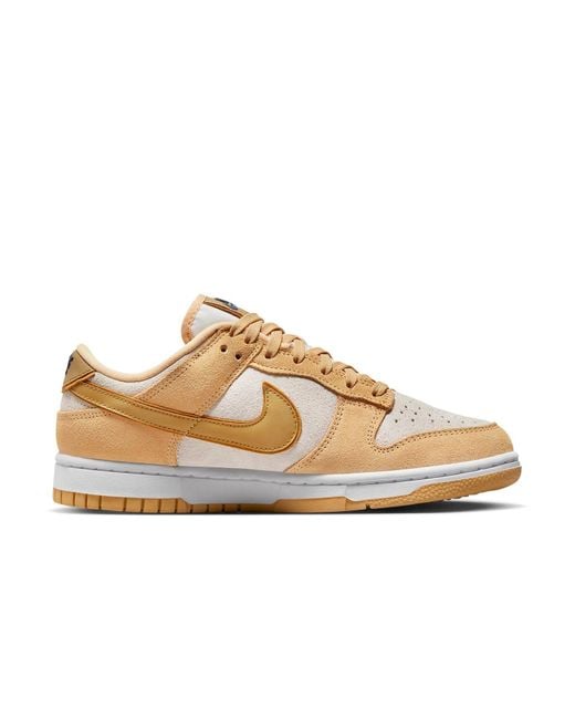 Nike Natural Dunk Low Lx 'gold Suede'