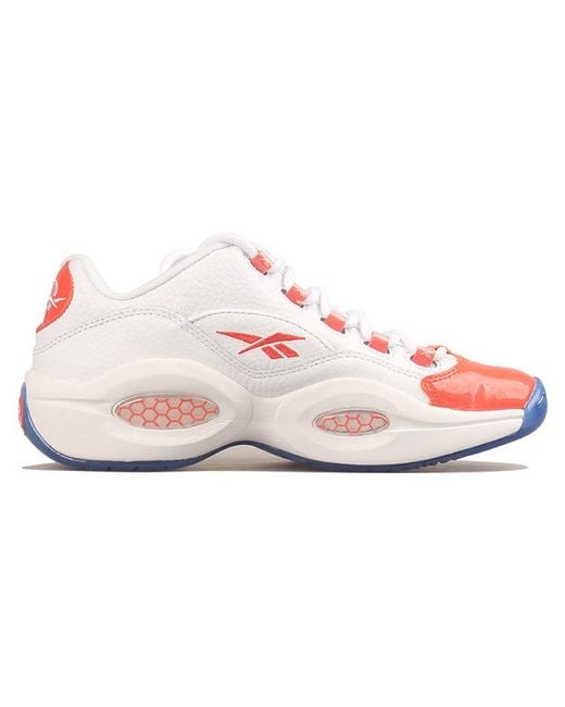 Reebok Pink Question Low Patent 'Vivid' for men