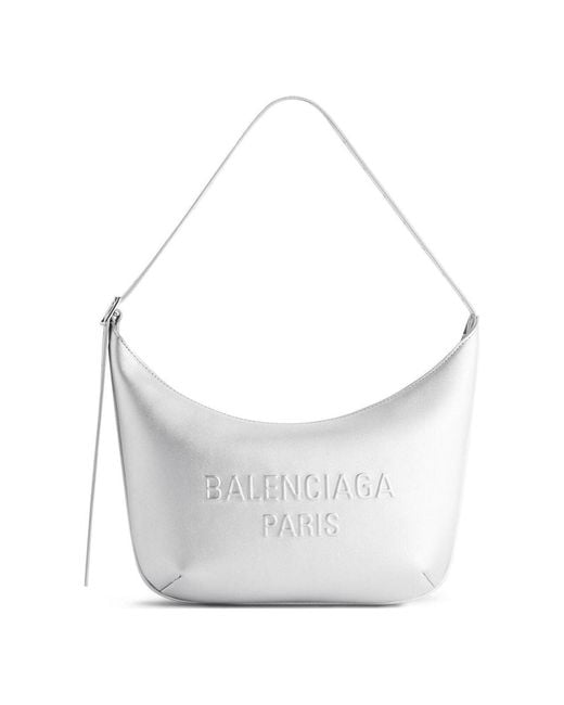 Balenciaga White (Wmns) Mary-Kate Sling Bag Metallized