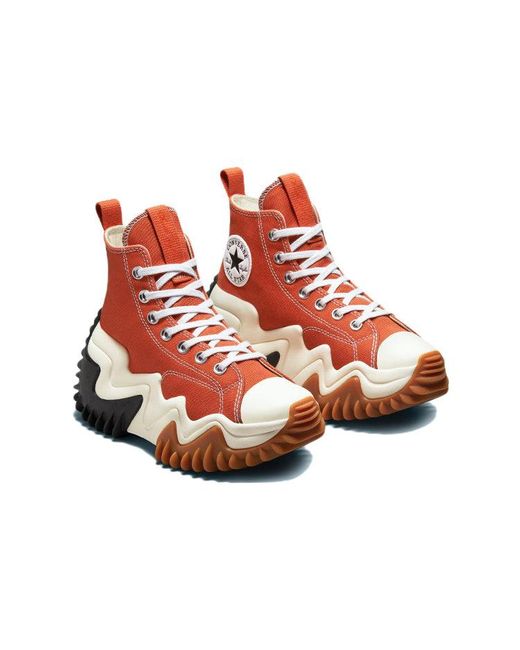 Converse Red Run Star Motion Platform High 'Seasonal Color
