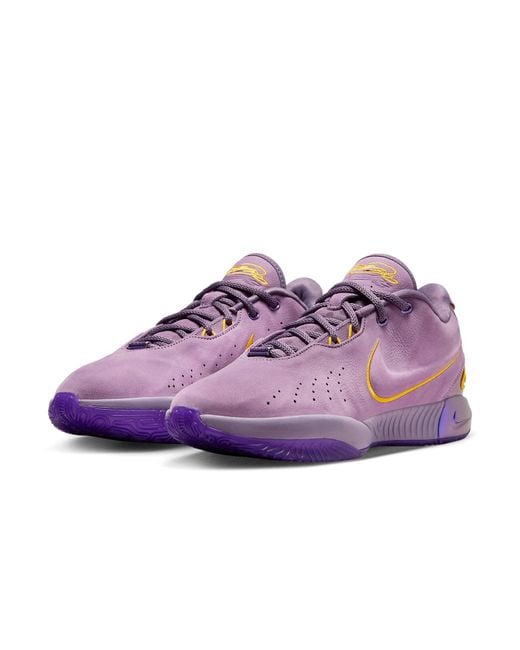 Nike Purple Lebron 21 Rain' for men