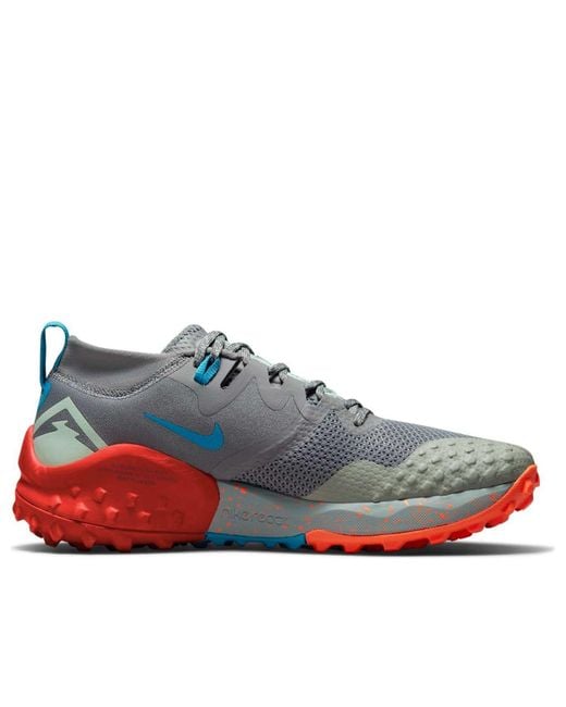 Nike Blue Mens Wildhorse 7 Trail Running Shoes for men
