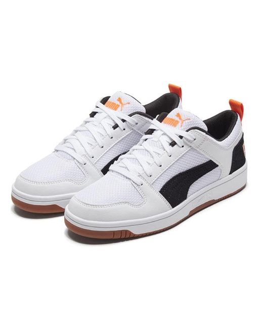 PUMA White Rebound Layup Lo for men
