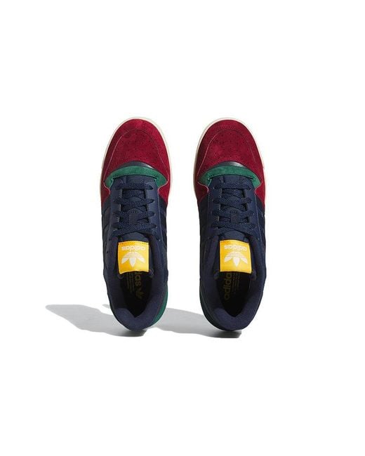 Adidas Blue Forum Exhibit Low 2.0 'Collegiate Burgundy' for men
