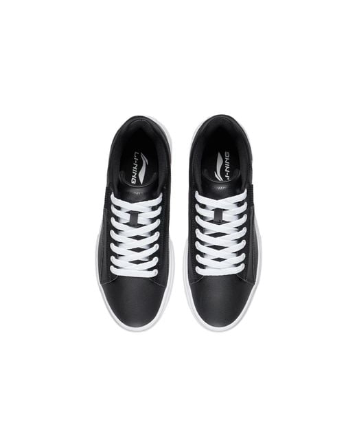 Li-ning Black (Wmns) Classic Skateboarding Low