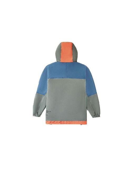 Vans Blue Work Weird Colorblock Casual Sports Jacket for men