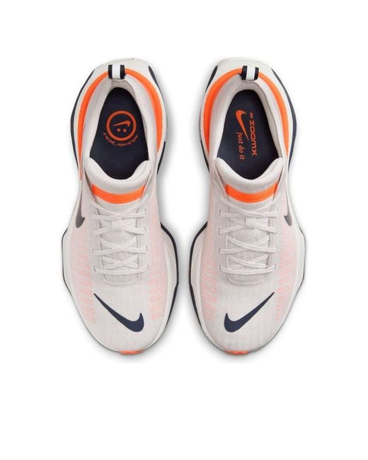 Nike White Zoomx Invincible Run 3 'Phantom Total' for men
