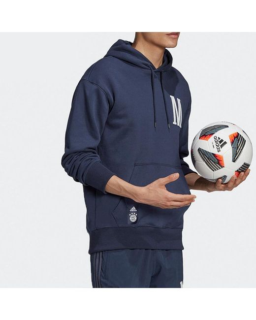 Adidas Blue Fcb Ssp Bayern Munich Soccer/Football Sports Pullover for men
