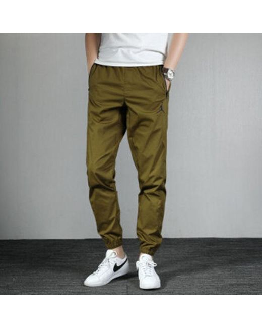 Nike Green Jumpman Casual Woven Sports Pants for men