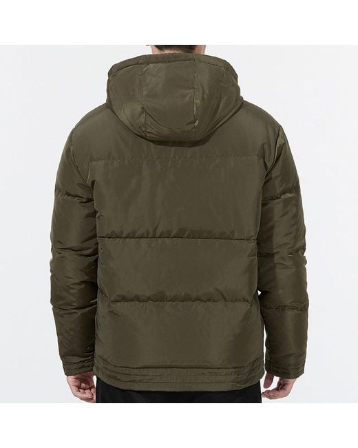 PUMA Hoodie Loose Down Jacket 'Olivegreen' for men