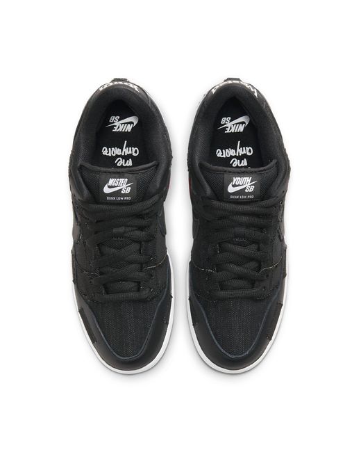 Nike Black X Wasted Youth Sb Dunk Low Denim' for men