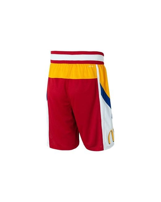 Adidas Red Loose Sports Breathable Shorts for men