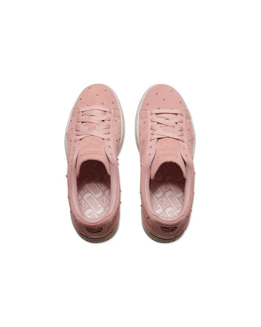 PUMA Pink (Wmns) Suede Studs Buty Sportowear