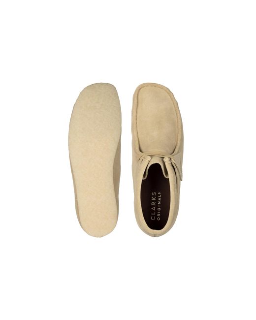 Clarks Natural Wallabee Boots Suede' for men