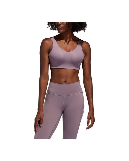Adidas Purple (Wmns) Stronger For It Alpha Bra