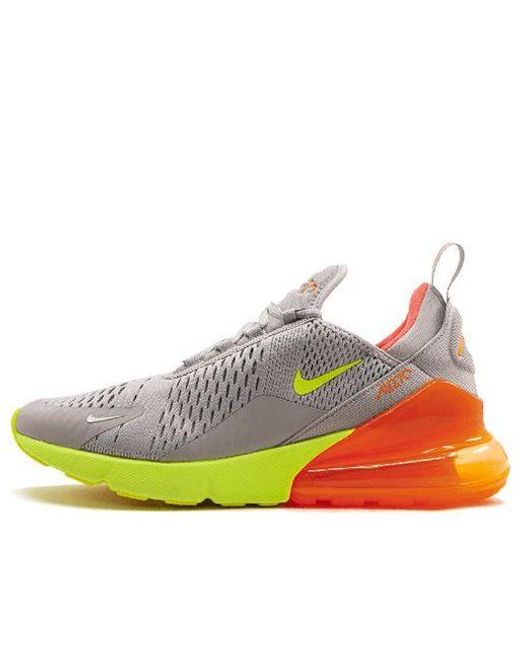 air max 270 grey volt orange