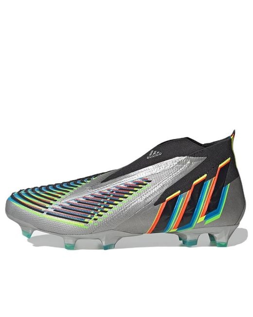 Adidas Blue Predator Edge+ Fg Metallic' for men