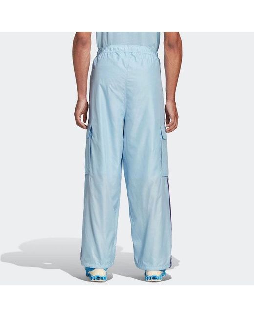 Adidas Blue Originals X Kerwin Frost Baggy Track Pants 'Clear Sky' for men
