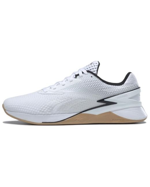 Reebok White Nano X3 Gum'