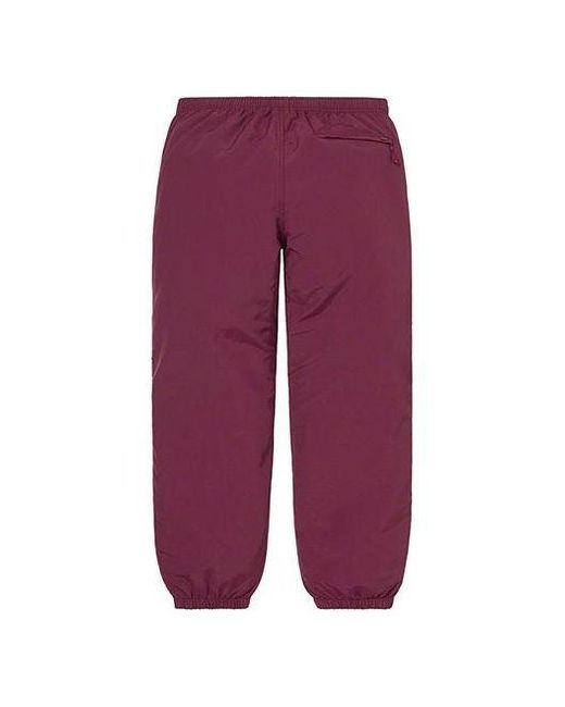 Supreme Purple Warm Up Pants for men