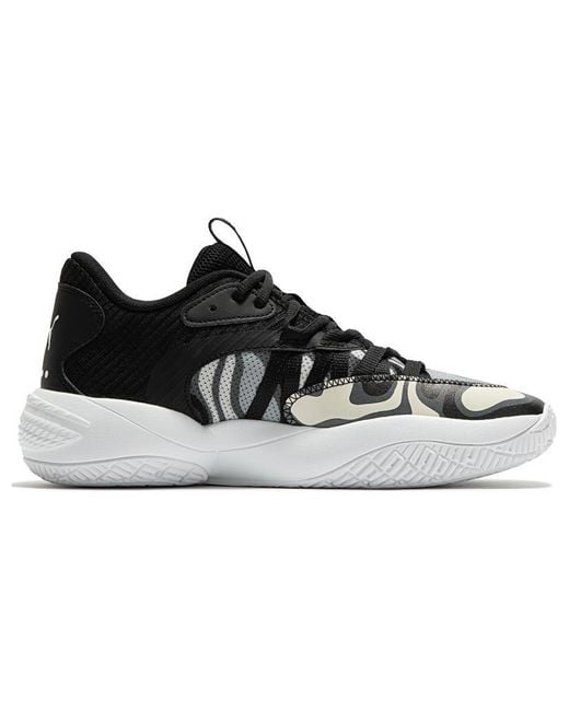 PUMA Black Court Rider 2.0 'Lava' for men