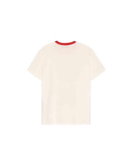 Gucci White X Pablo Delcielo Pear Print Cotton T-shirt