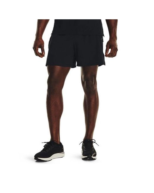 Under Armour Blue Launch Elite 5 Inch Shorts for men