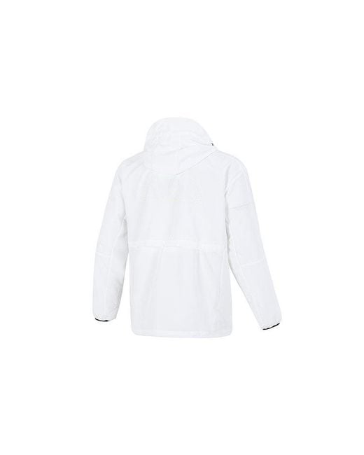 Adidas Blue St Wv Newblock Casual Sports Breathable Hooded Jacket for men