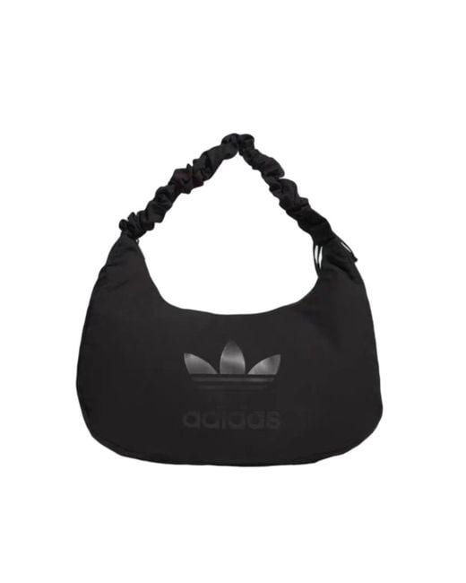adidas originals ★Adidas Satin Small Shoulder Bag Black adidas Originals small shoulder bag in black satin | ASOS