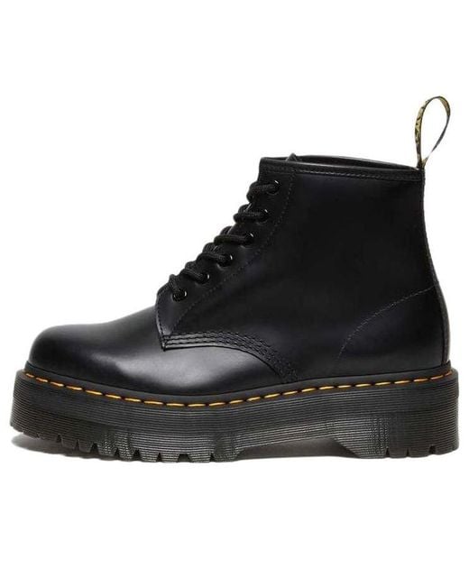 Dr. Martens 101 Quad 6 Eye Boot in Black for Men Lyst