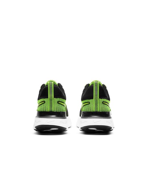 Nike Green React Infinity Run Flyknit 2 'Volt' for men