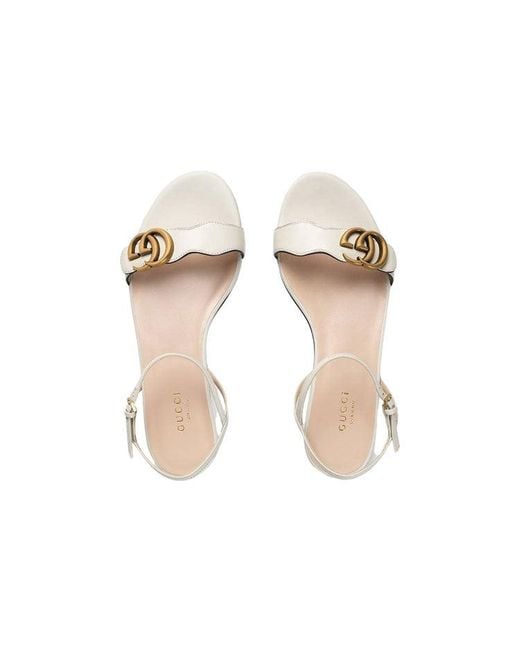 Gucci Metallic (Wmns) Double G Leather Sandal