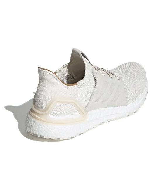 Adidas White Universal Works X Ultraboost 19 'Chalk' for men