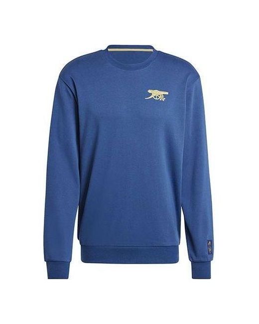 Adidas Blue Arsenal Cultural Story Crew Sweatshirt Asia Sizing 'Mystery' for men