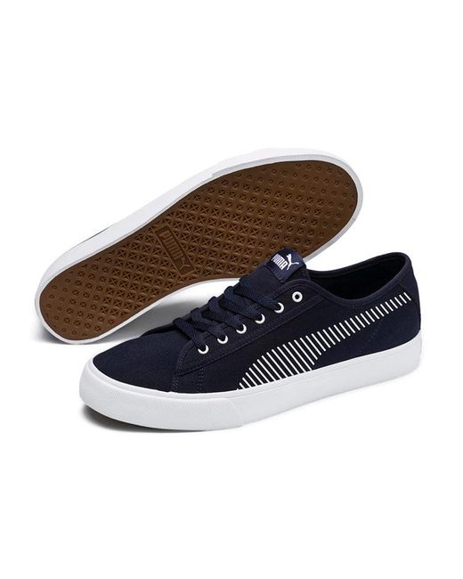 PUMA Blue Bari Stylish Retro Low Top Casual Skate Shoes for men