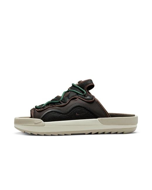 Nike Black Offline 2.0 Slip-On 'Velvet' for men