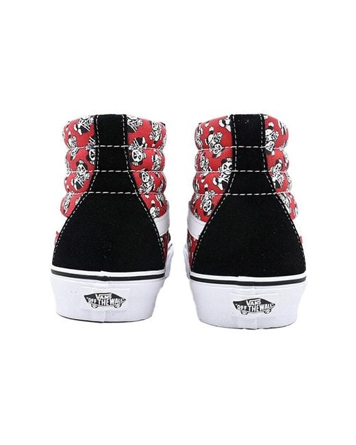 Vans Red Sk8-Hi for men
