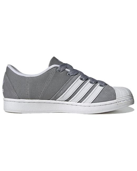 Adidas Gray Superstar Supermodified for men