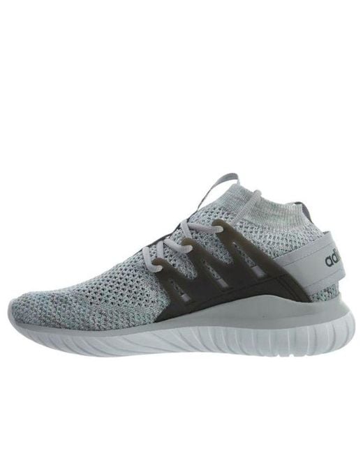 Adidas Gray Tubular Nova Shoes for men