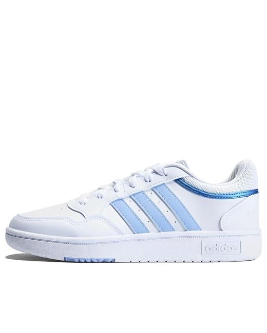 Adidas Blue (Wmns) Hoops 3.0 Lifestyle Basketball Shoes Dawn'