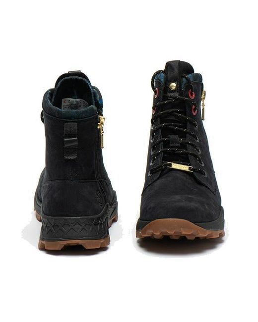 Timberland Black Brooklyn Side Zip Boots Nubuck' for men