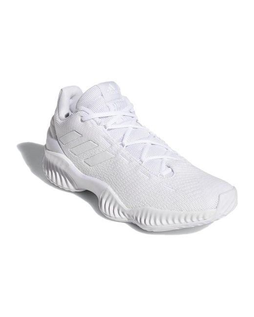 Adidas White Pro Bounce 2018 Low for men