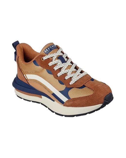 Skechers Blue (Wmns) Halos 'Wheat Natural'