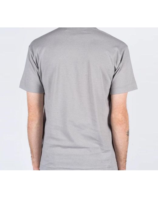 COMME DES GARÇONS PLAY Gray Mini Heart Logo Tee for men