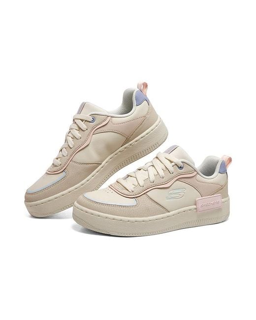 Skechers White (Wmns) Sport Court 92 Shoes 'Cream'