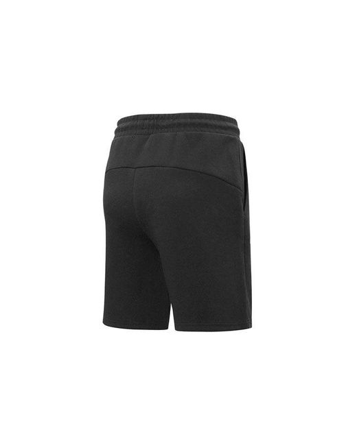 PUMA Black Mix Badge Shorts for men