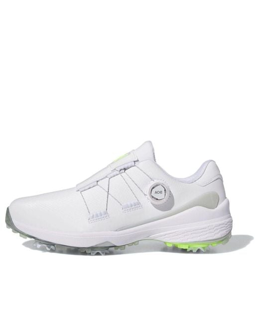 Adidas White Zg23 Boa Lightstrike Golf Shoes for men