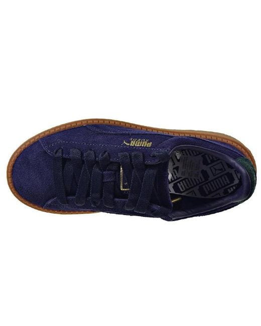 PUMA Blue (Wmns) Suede Platform