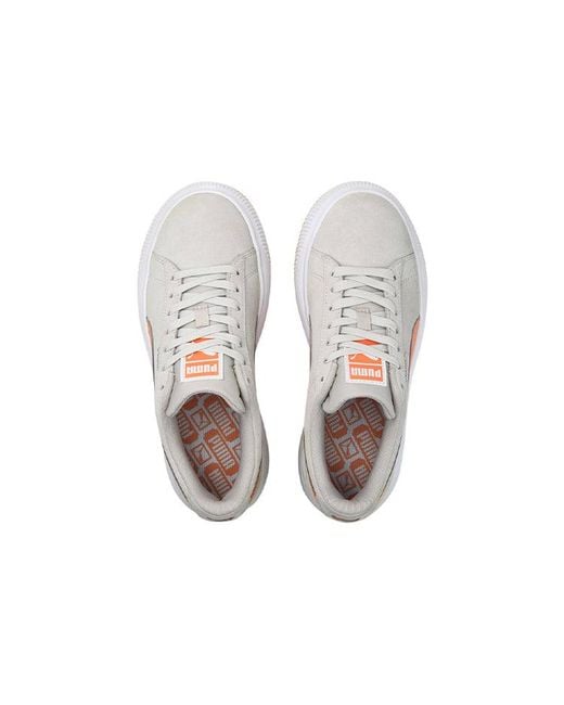 PUMA White (Wmns) Suede Mayu